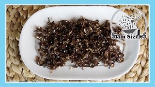 Sweet Shredded Dried Oyster Mushrooms Recipe (Hed Yong)