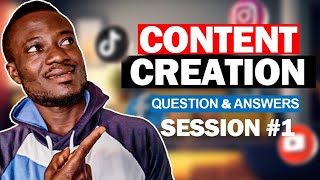 CONTENT CREATION Q&A SESSION #1 || Live With Atta Smart