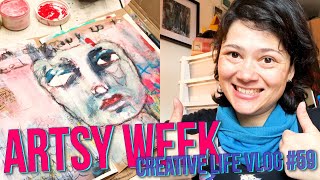 Artsy Week (Journaling, Filming, Painting & Still Here Still Life Workshop) | CREATIVE LIFE VLOG 59