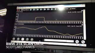 Snap on verus showing a Bmw 318 poor starting & won't idle  intermittent fault by Scott mechanics
