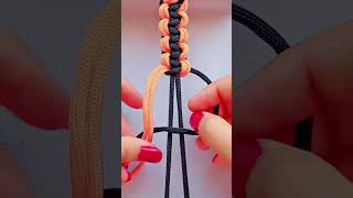 Easy simple friendship bracelet design #shorts #friendshipbracelet #youtubeshort #macramebracelet