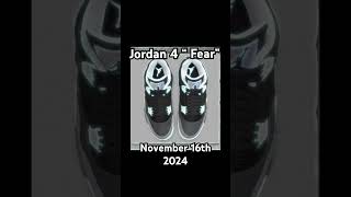 Air Jordan 4 Fear returns November 16th 2024 #fear #airjordan #jordan #jordans #nike #kicks #aj4