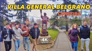 【4K】MEDIODIA en VILLA GENERAL BELGRANO | El Mejor Pueblo Alemán de CÓRDOBA 🇦🇷