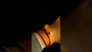 Dale’s Leatherworks - aerosurferlv - Golden Waxy Badalassi Double Wrap Bracelet