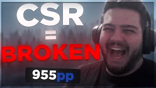 CSR = BROKEN osu! 9.4 ⭐ Snow Sleep +HR 955PP 4x Miss