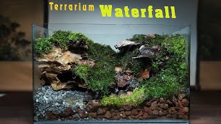 Make a Waterfall in a Terrarium tank with Moss