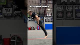 Flips vs normal tasks #shorts