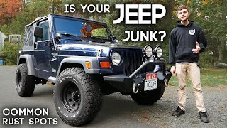 Jeep Wrangler Common Rust Spots: TJ [Watch BEFORE You Buy]