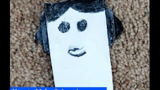 How to Make Origami Princess Leia Finger Puppet