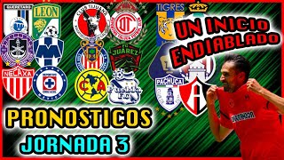 😱💣 PRONOSTICOS JORNADA 3 APERTURA 2021 LIGA MX - Quiniela Futbol Mexicano GRITA MEXICO AP2021❌ ✅