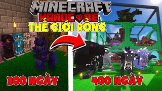 KURO SINH TỒN 400  NGÀY TRONG MINECRAFT THẾ GIỚI RỒNG SIÊU KHÓ !!!