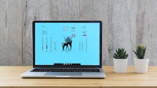 Minimalist theme for Windows 10 || rainmeter and rocket dock