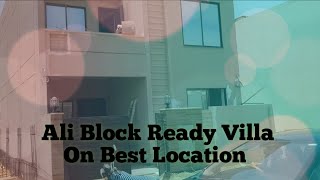 BAHRIA TOWN KARACHI 125 ALI BLOCK READY VILLA