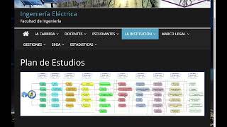 Plan de Estudios CARRERA DE INGENIERIA ELECTRICA - Universidad Mayor de San Andrés