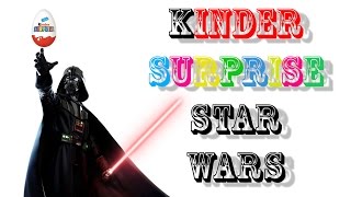 Unboxing 3x Kinder Surpise Star Wars Collection