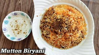 Mutton Biryani | मटन बिरयानी |Mutton Biryani Recipe |Bakrid Special | English Subtitles