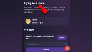 Flying Your Drone | Tapswap Code | How to Earn Money Flying Your Drone