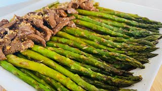 Asparagus and Beef Sautee