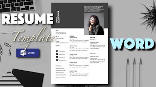 How to Create a Best Resume/CV Template in MS Word : Perfect résumé format 2023