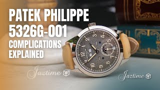 Patek Philippe 5326G - How to Set the Functions - Annual Calendar Travel Time