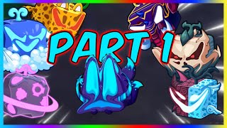 Kitsune Vs All Fruits Part 1 | Blox Fruits