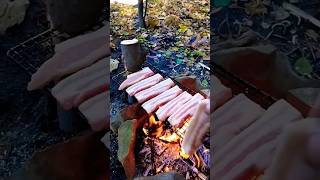 Branded Boards Bushcraft Grill in Action #bushcraft #outdoors #brandedboards #outdoorcooking #camp