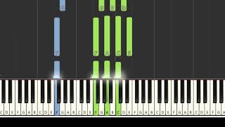 Mariah Carey - We Belong Together (C major) [Synthesia] (Piano tutorial)