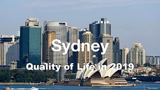 Quality of Life in Sydney, Australia , rank 50th in the world in 2019