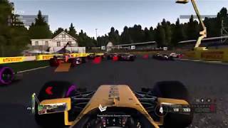 From second to last to second to finish | F1 2017 | PS4