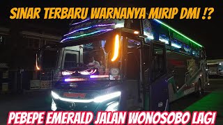 Wow Sinar Terbaru Warna Bisnya Mirip DMI⁉️ PEBEPE EMERALD Jetbus 5 HD Prime Jalan Wonosobo Lagi‼️