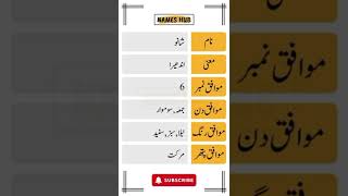 Shano Name Meaning in Urdu | #shorts #namemeaning | Names Hub