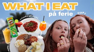 WHAT I EAT IN A DAY på la santa | hvad jeg spiser på en dag på ferie