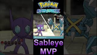 Sableye/Angel Eyes Being the MVP #pokemonomegarubyalphasapphire #shorts