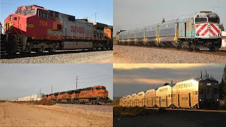 Central Valley and Tracy Railfanning: BNSF, Amtrak, ACE, and UP Action