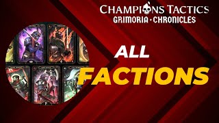 ALL FACTIONS DESCRIBED - CHAMPIONS TACTICS TUTORIAL