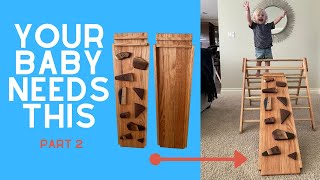 How To Make A Pikler Triangle | Climbing Ramp & Slide For Kids