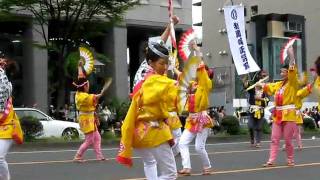 Sendai Aoba Matsuri - sparrow dance performers