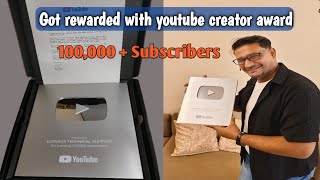 Ecovscs technical support got rewarded with YouTube creators award