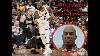 LeBron James's SHOCKING Move in Overtime: What He Did to Dillon Brooks!