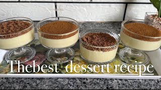 Homemade Dessert That  I Never Get Tired Of Eating | Creamy Smooth it Melts in Mouth ||No Baking !!