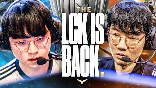 THE LCK IS BACK WITH A BANGER - DK VS HLE - LCK SUMMER 2024