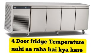 4 Door Under counter Chiller build up ice|| Refrigerator ice bana rha hai kya problem hai