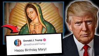 President DONALD TRUMP wishes MOTHER MARY a Happy BIRTHDAY !