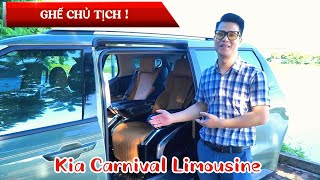 Độ Ghế Limousine Kia Carnival Thành Khoang Thương Gia Đẳng Cấp Tại FixAuto Limousine