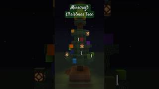 Minecraft Christmas Tree 🎄 #minecraft #build #christmas #shorts