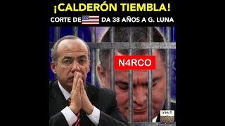 Calderón tiembla; Corte de EU da 38 años a G  Luna