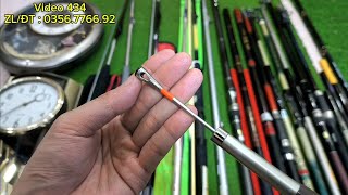 Video 434 : Cần Dây Trong Daiwa Shimano Cứng 5 - Cần Câu Iso Khoen Lớn | Đồ Câu Nhật Thành Công