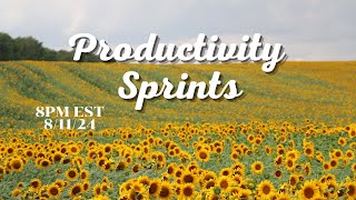 8/11/24 Productivity Sprints