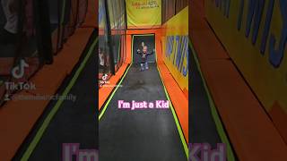 I'm just a kid doing kid things #trampoline #havingfun #kidsvideo #viralvideo #fypage