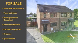 FOR SALE! Three bedroomed semi detached property on Meden Way, Retford